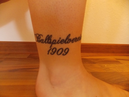 Ballspielverein 1909 - Fussballtattoo