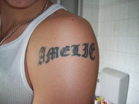 Fuer meine Schwester "Amelie" Mein erstes Tattoo