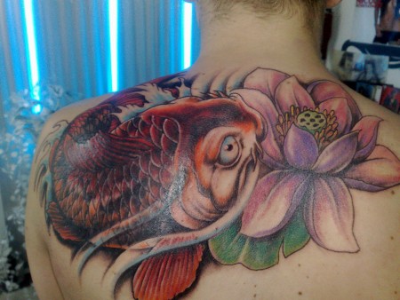 koi -cover up...danach