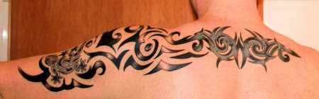 Gecko im Tribal