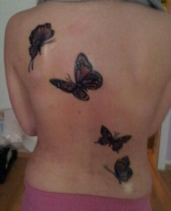 Schmetterling tattoo