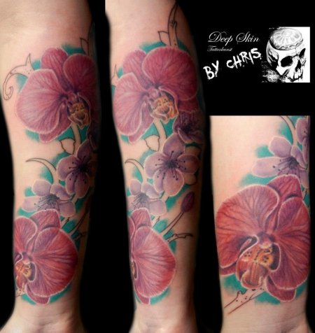 Flower sleeve 1. Session