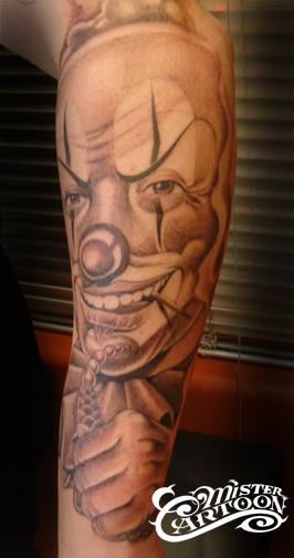 Bein Tattoo Clown