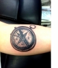 Compass tattoo