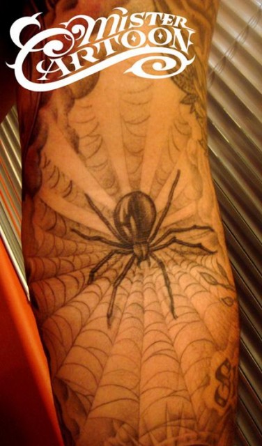 Unterarm Tattoo ! Spider