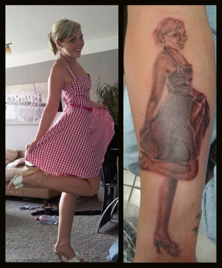 Realistic Pin Up