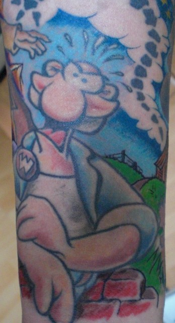 Comictattoo Unterarm