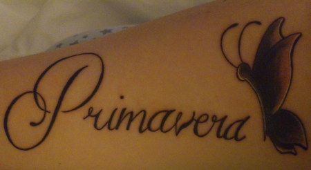 Primavera - Erstes Tattoo :)