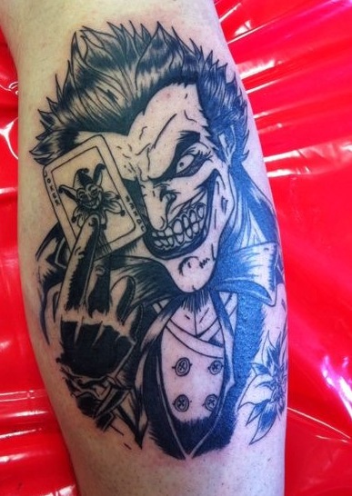 Joker by Timea Schmidt von Farbschock Tattoo Ebersbach