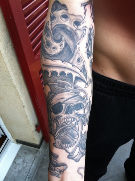 Full Sleeve Black and Grey Nr.8