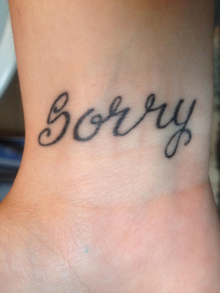 Sorry Mama - Tattoonie – Tattoo for a week