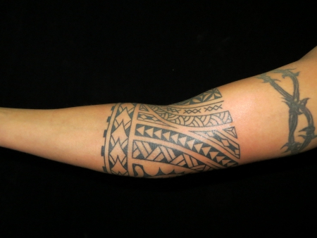 Bamboo Tattoo Polynesian Style