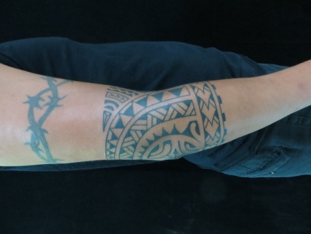 Bamboo Tattoo Polynesian Style