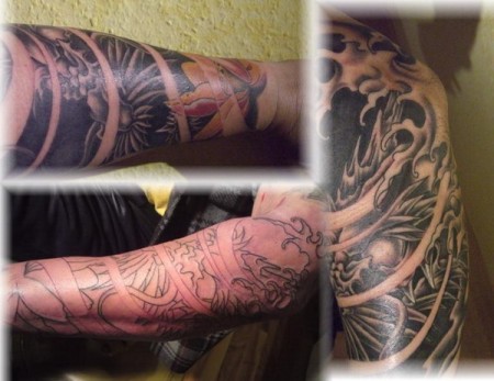 Dragon sleeve Collage