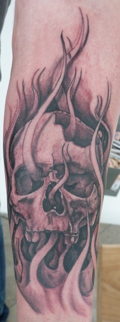 skull free hand