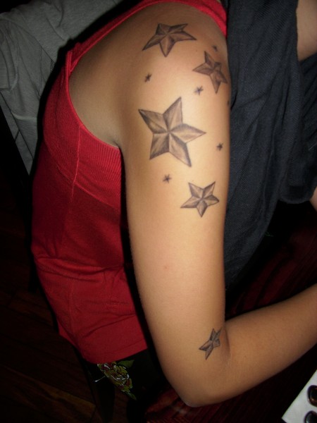 Sternen auf Arm