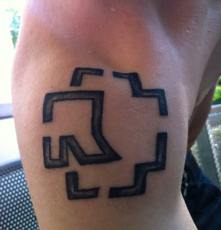 Rammstein Logo Tattoo