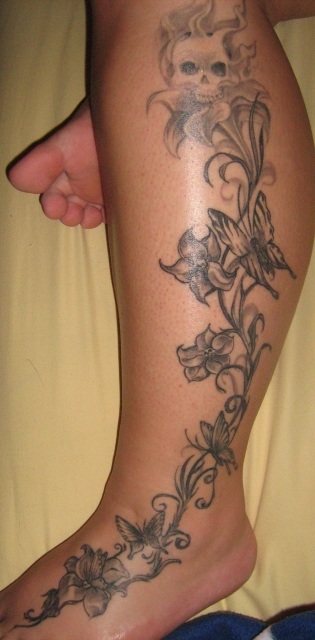 Tattoo Bein (neues Foto)