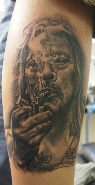 Machete Portrait#Artist Constantin Schuldt#constantin-ink.com#Tattoo Dresden#