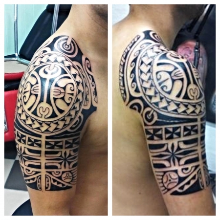 Polynesisches Tattoo - FreeHand