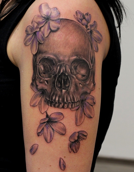 Flower Skull