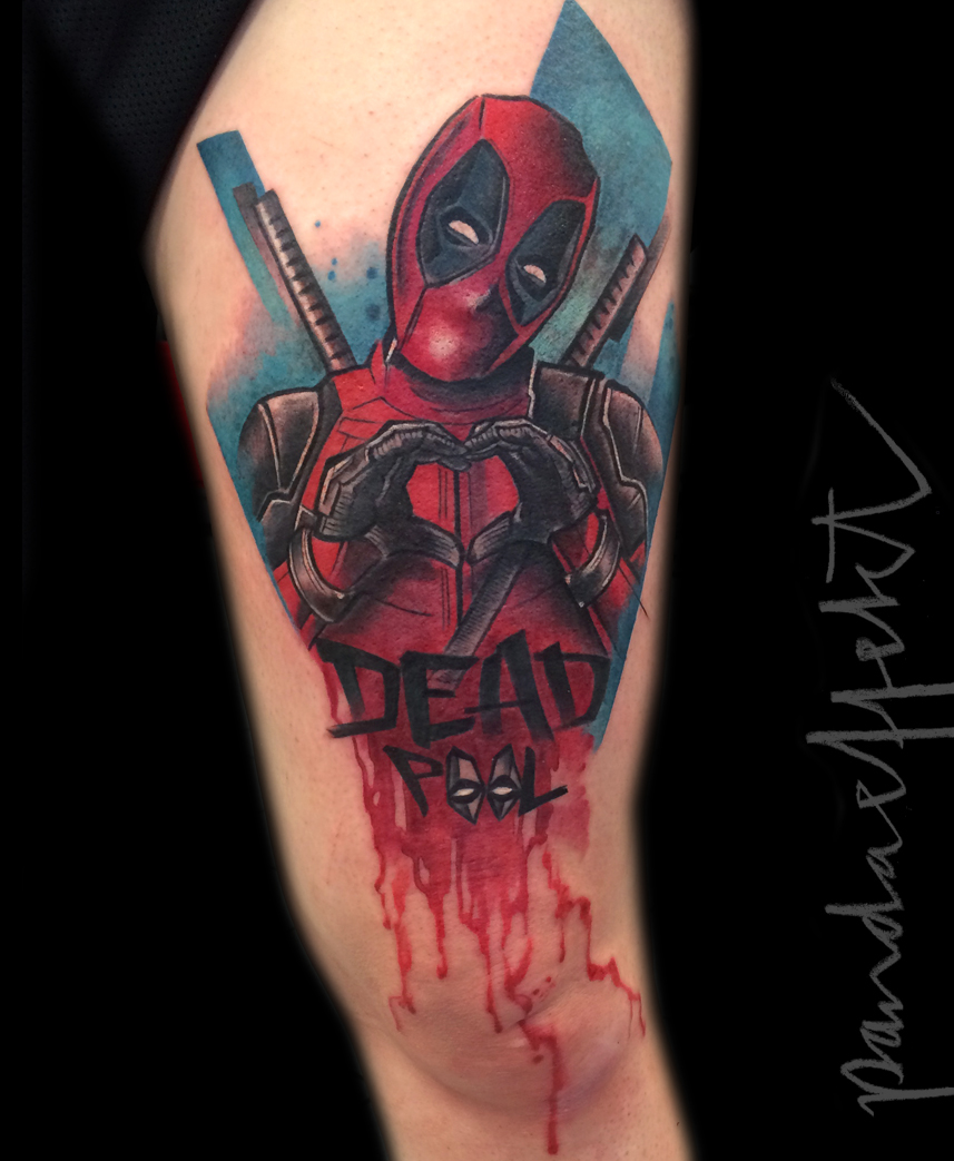 Kimegraphy Deadpool Tattoos Von Tattoo Bewertung De