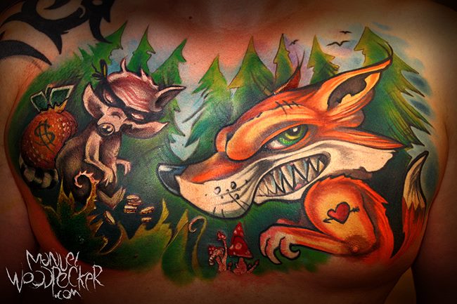 Manuelwoodpecker Gauner Und Ganoven Tattoos Von Tattoo Bewertung De