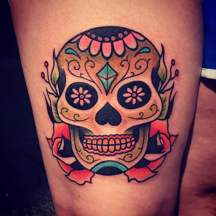 Carmen Kwr Mexican Skull Tattoos Von Tattoo Bewertung De