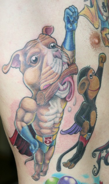 Hunde-Gedenktattoo