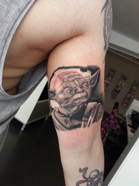 Yoda tattoo 