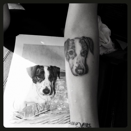 Hund tattoo
