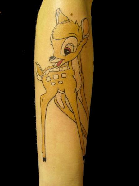 Tom Schmerzmalerei Bambi Tattoos Von Tattoo Bewertung De