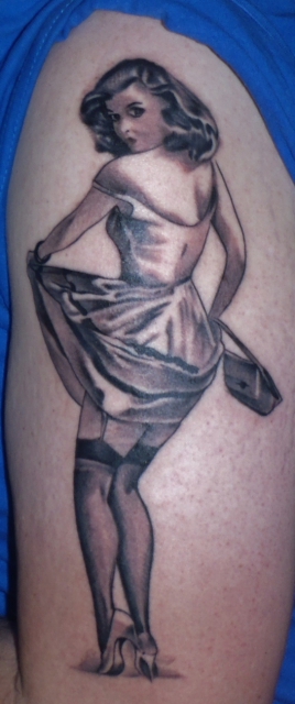 pin up "Dampened Doll"