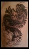 Cover Up Sitzung 2 Drachen in Black & Grey