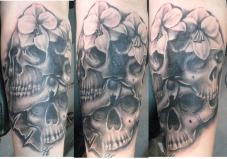 skulls&flowers