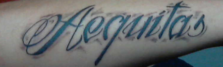 Erstes Tattoo, Aequitas