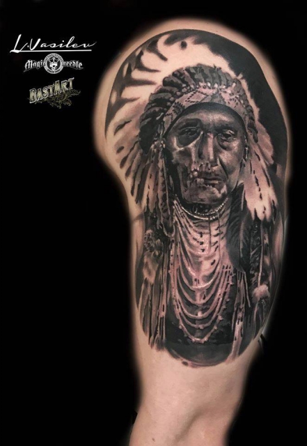 Indian Chief - Skull  