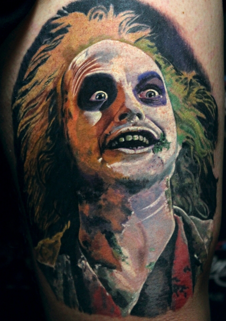 Mitch Blackrainbow: Beetlejuice | Tattoos von Tattoo-Bewertung.de