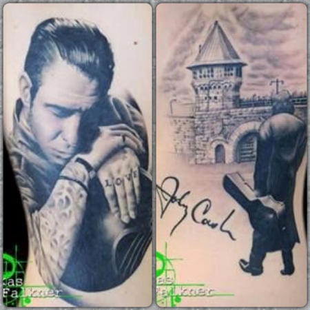 Mike Ness und Johnny Cash