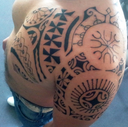 Polynesisches Tattoo-Maori