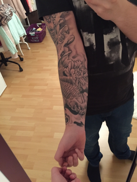 Asia Sleeve Teil 3 Koi