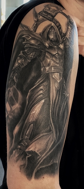 Malthael from Diablo III This was a fun challenge of a tattoo I accepted. I  offered a discount not long ago for freehand pieces in effor... | Instagram