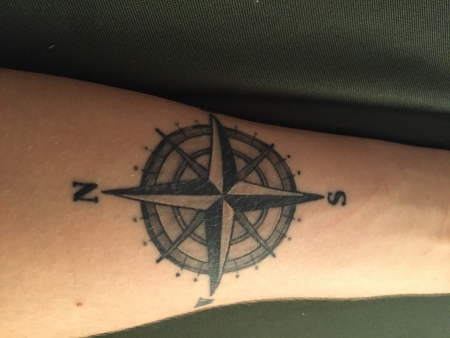 Erstes Tattoo! Kompass