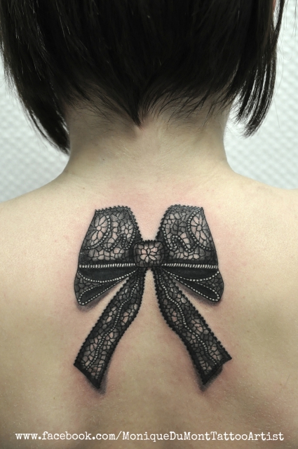 lace bow Spitzenschleife