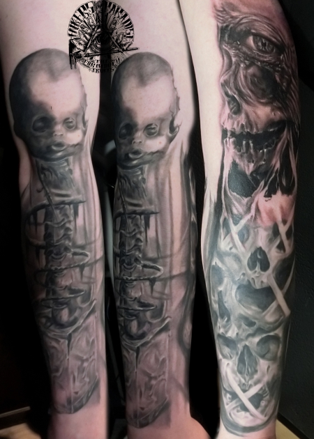 Sleeve in ArbeitRaphael Kieserling