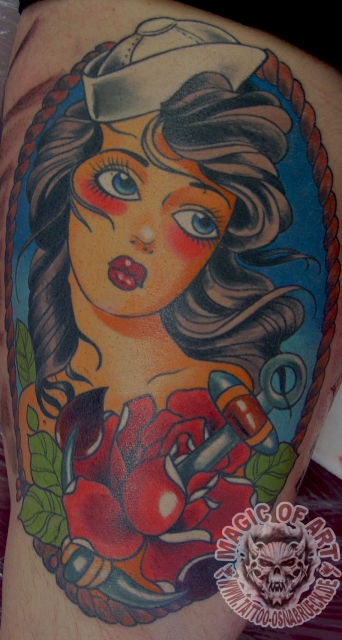 tattoo-designer: pin up | Tattoos von Tattoo-Bewertung.de