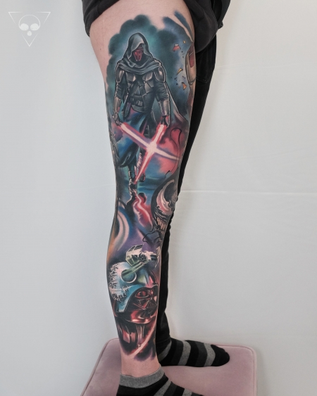 Star Wars Tattoos  gothamswhore OH also you inspired me to get a