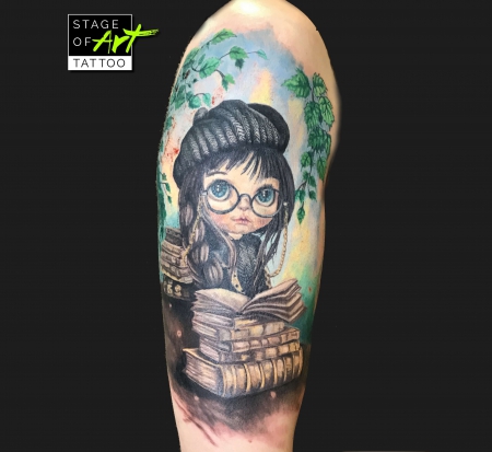 Blythedoll  - Full Color Tattoo