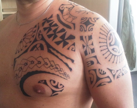 Polynesisches Tattoo