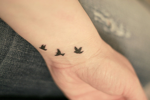 hustinettenbaer: Vogel Tattoo